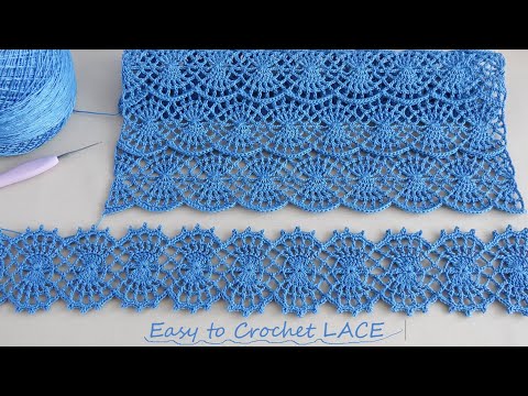 Видео: Ажурное ЛЕНТОЧНОЕ КРУЖЕВО вязание крючком для начинающих🧶Easy to Crochet TAPE LACE Tutorial🧶