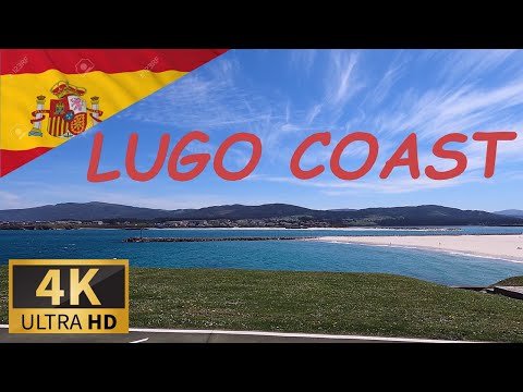 Видео: DRIVING LUGO COAST, Рибадео-Фос-Бурела, ГАЛИСИЯ, ИСПАНИЯ I 4K 60 кадров в секунду