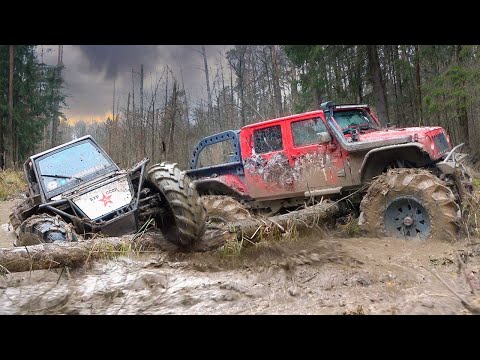 Видео: НА ВСЕ ДЕНЬГИ Оффроуд МОНСТРЫ на бездорожье Jeep, Багги БТР и Царь Нива