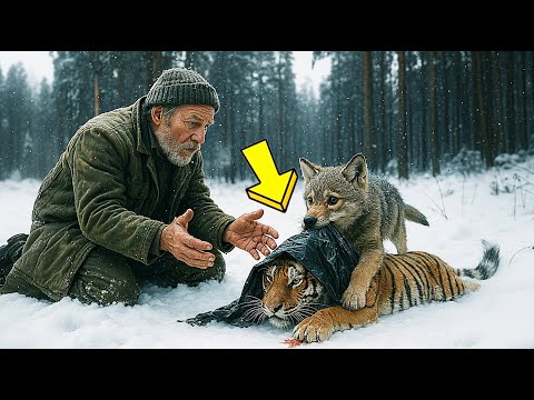 Видео: ЗАМЕРЗШИЙ ВОЛЧОНОК ПРИШЕЛ к СТАРИКУ и ПРОСИЛ О ПОМОЩИ НЕ ДЛЯ СЕБЯ для ТИГРИЦЫ