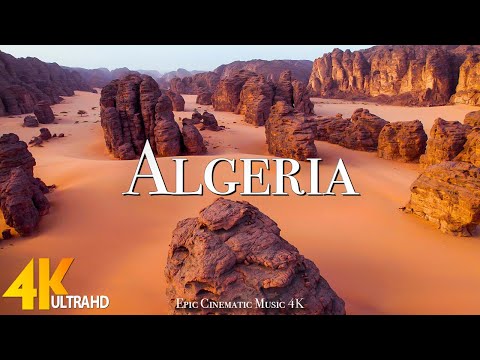 Видео: Алжир 4K • Эпическая кинематографическая музыка с красивыми местами мира 4k • Удивительная природа