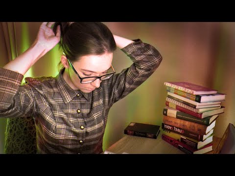 Видео: Асмр Ночная Библиотека 📚/ тихий голос / звуки клавиатуры / Asmr Library / Page Flipping