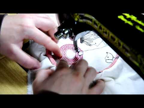 Видео: Ние с иглите. Как да бродираме на крачна шевна машина. Стъпка трета.