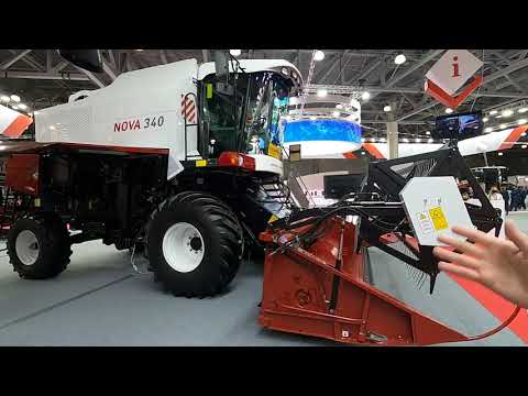 Видео: Обзор зерноуборочного КОМБАЙНА NOVA 340