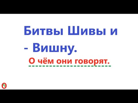 Видео: Битвы Шивы и Вишну. О чём они говрят. Видео 669.