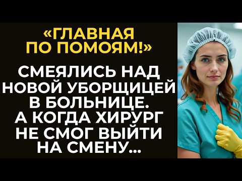 Видео: Хирург издевался над новой уборщицей. Но когда в больницу привезли раненого пациента, только она...