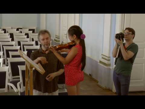 Видео: Мастер-класс А.Б. Тростянского (скрипка). Часть I.