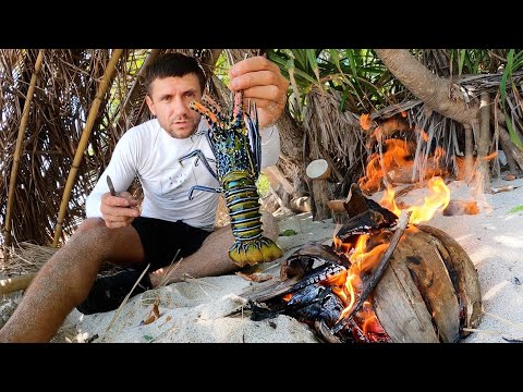 Видео: Выживание [Часть-4] Подводная охота в океане Гавайка из бамбука №57