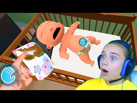 Видео: У МЕНЯ ПОЯВИЛСЯ РЕБЕНОК в жёлтом Mother Life Simulator Game