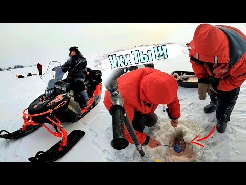 Видео: ВЕСНА ПРИШЛА! Рыбалка на Судака на Новом Снегоходе IKUDZO HUNTER