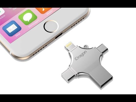 Видео: ФЛЕШКА ДЛЯ ТЕЛЕФОНА USB Driver 32GB iPhone 7 Plus: распаковка и тестирование