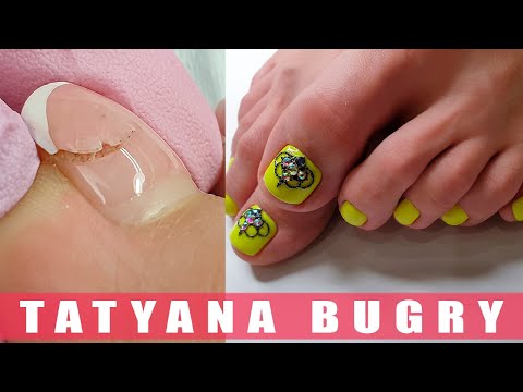 Видео: ПЕДИКЮР САМА СЕБЕ / Большая Распаковка Посылки / Наращиваю Сломанный Ноготь / Татьяна Бугрий