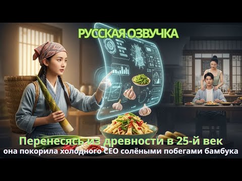 Видео: Перенесясь из древности в 25-й век, она покорила холодного CEO солёными побегами бамбука#дорама