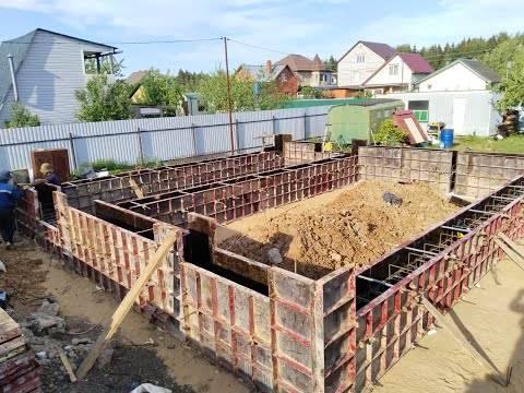 Видео: Фундамент для подписчика! Делаем очередной свайно-ростверковый.