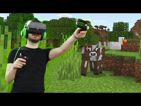Видео: MINECRAFT ВИРТУАЛНА РЕАЛНОСТ Е КРАСИВО И СТРАШНО