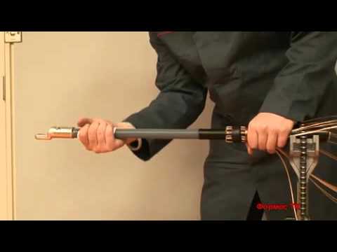 Видео: Монтаж концевой кабельной муфты 35 кВ