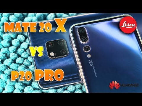 Видео: Сравнение флагманов Huawei Mate 20X vs P20 Pro (4K)