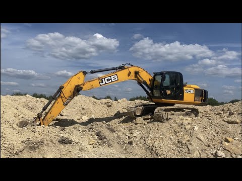 Видео: Экскаватор JCB JS200 габарит, не работает гидравлика