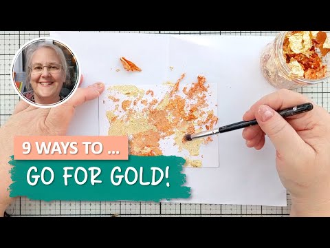 Видео: Девять способов использования позолоченных хлопьев! Советы, хитрости и лайфхаки! [2025/176]