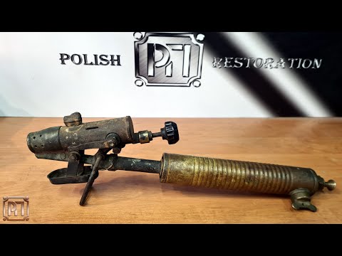 Видео: Паяльная лампа  Barthel 1935г. реставрация (restoration)