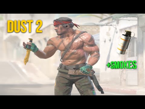 Видео: Реал игра с ТОП раскидками СМОКОВ на Dust 2