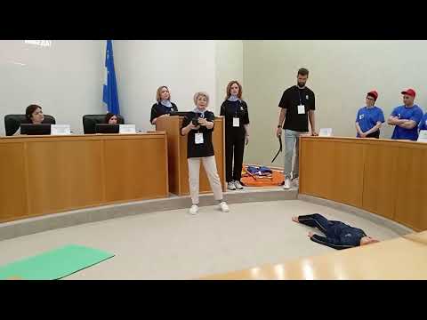Видео: Городские соревнования по оказанию первой помощи "Умею спасать". Новости охраны труда. ТМЦОТ