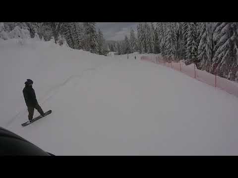 Видео: GOPR2029 Пампорово ски - Стойките /12/ , цялата писта.