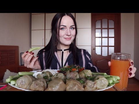 Видео: MUKBANG | Голубцы, овощи с грибами | cabbage rolls, vegetables with mushrooms не asmr