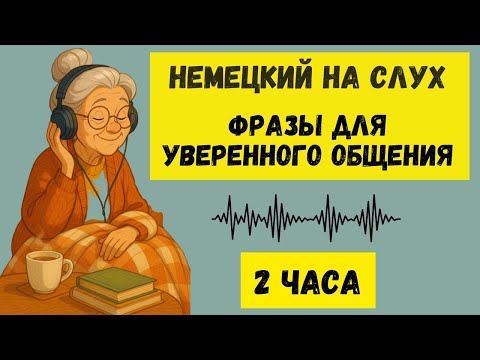 Видео: Немецкий на слух | 2 часа  | Разговорные фразы на каждый день A1 A2🇩🇪