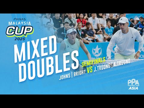 Видео: Джонс/Брайт против Труонг/Труонг — полуфинал смешанного парного разряда | Кубок Малайзии Panas 2025