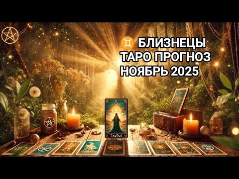 Видео: ♊ БЛИЗНЕЦЫ 🍁 ТАРО ПРОГНОЗ НА НОЯБРЬ 2025