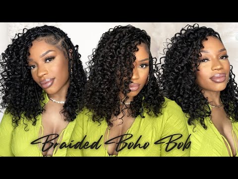 Видео: Урок по косичке бохо-боб | Косы средней длины из натуральных волос (при участии YWigs)