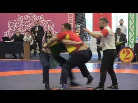 Видео: КОРЭШ-2021.Финал. 130кг. Чемпионат Республики Татарстан. 🔴 Салахов Радик - 🟢 Галлямов Муса