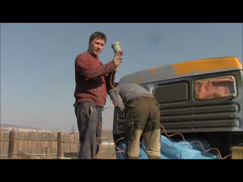 Видео: кабина макси (красим Пахин камаз)