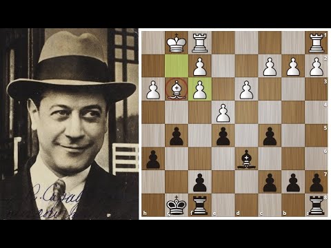 Видео: Хосе Рауль Капабланка. Супер прием: выключение фигуры противника из игры! Шахматы.