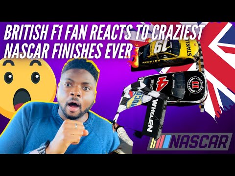 Видео: 🇷🇺 БРИТАНСКИЙ болельщик Формулы-1 отреагировал на самые безумные финиши в истории NASCAR — НАПРЯЖ...