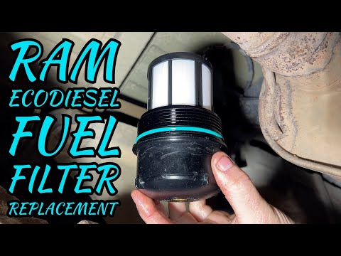 Видео: Как заменить топливный фильтр Ram 1500 EcoDiesel