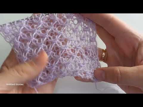 Видео: НАУЧИЛА ВСЕХ ПОДРУГ этому узору. Узор спицами