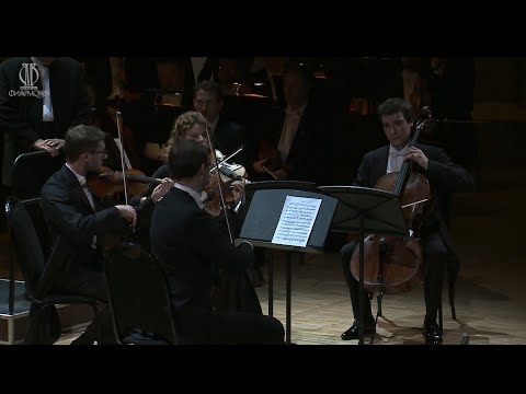 Видео: [2017] Струнный квинтет № 7 фа мажор, соч. 59 № 1 (фрагмент III части) : Струнный квартет БСО
