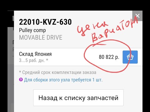 Видео: Honda Forza 250. Немного про стоимость запчастей.