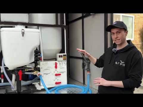 Видео: Разбор растворного узла для работы с агродронами