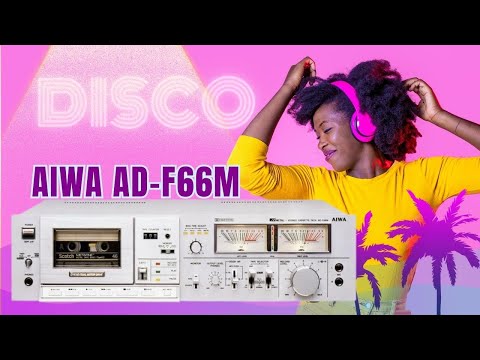 Видео: Aiwa AD-F66M, кассетная дека, 1980, Япония