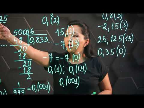 Видео: Рационал сандардың периодты ондық бөлшек түрінде жазылуы. 6 сынып.