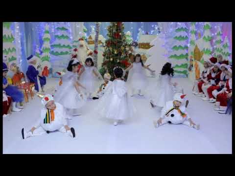 Видео: Танец снеговиков и снежинок. Видео Sirin.