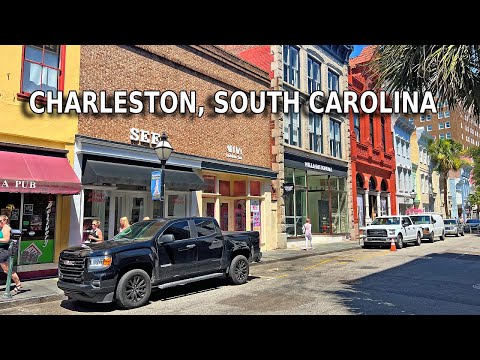 Видео: Тур по Южной Каролине на машине — центр Чарльстона