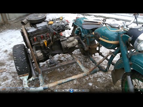 Видео: Такого мотоцикла вы не видели с двигателем от ВАЗ 2109!!!