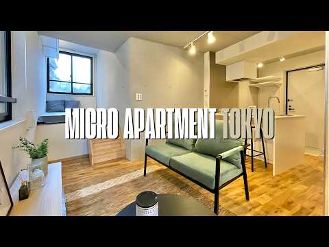 Видео: Двухуровневая микро-квартира, дружелюбная к питомцам, в Токио | Тур по квартире в Японии【26,07 м²】