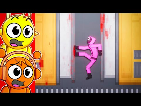 Видео: Реакция на БЕЗУМНЫЕ СМЕРТЕЛЬНЫЕ ЛОВУШКИ в игре Squid!