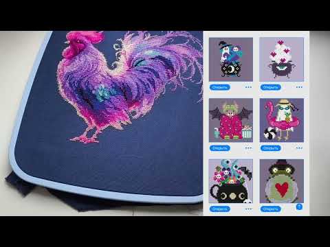 Видео: Вышивка в Августе/ новые наборы / покупки / процессы / финиш 🥰