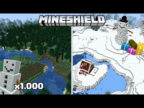 Видео: ЧТО, ЕСЛИ ЗАСПАВНИТЬ 1000 СНЕГОВИКОВ? | MineShield | Выживание в Майнкрафт 1.16 без модов
